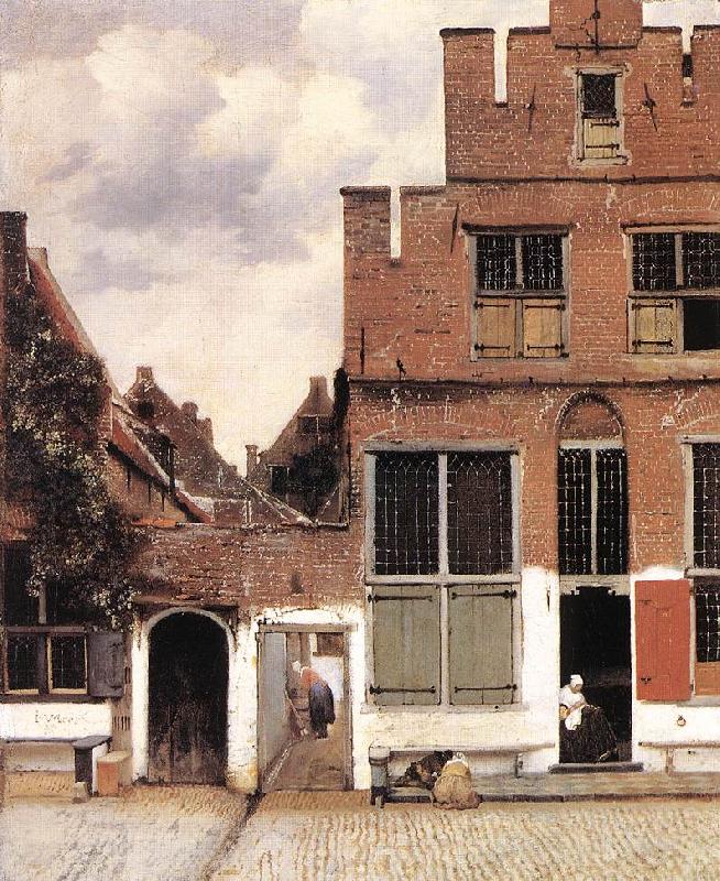 Jan Vermeer The Little Street Sweden oil painting art